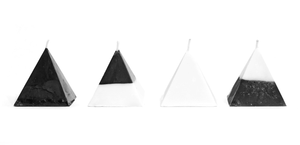 Moon Phase Pyramid Candles (Set of 4)